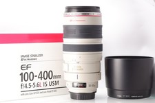 Canon EF 100-400mm 4,5-5,6 L IS USM With Box Lens Hood Lens Case