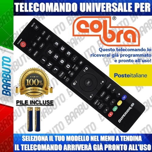 Telecomando universale cobra - telecomando,