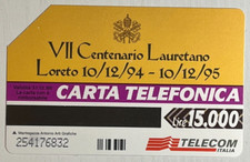 CARTA TELEFONICA VII Centenario Lauretano (427) -