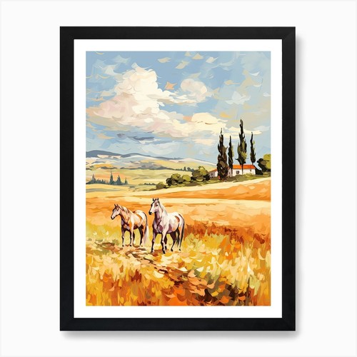 Quadro cavalli toscana - in,