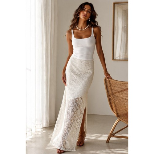 Maxi gonna lurebird avorio - maxi,