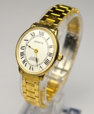 OROLOGIO MECCANICO VINTAGE GENEVE 17 JEWELS SWISS MADE ANTIURTO DONNA