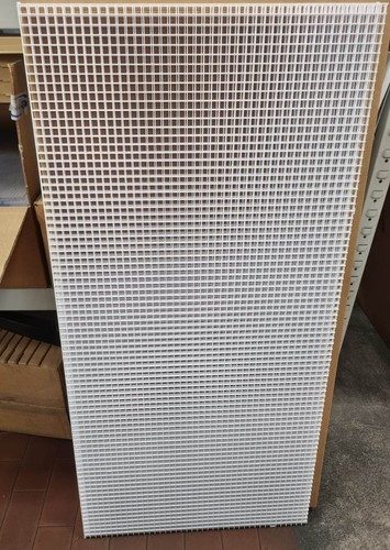 Grigliato pvc bianco 121x60 - bianco,