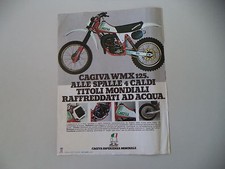 advertising Pubblicità 1980 MOTO CAGIVA WMX 125