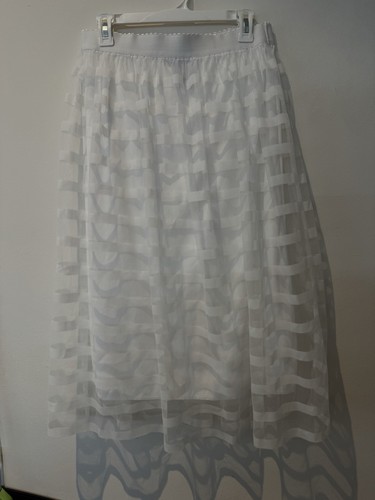 Maxi gonna bianca tulle a - maxi,