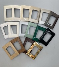 Vimar plana placche 3 posti plastica e metallo