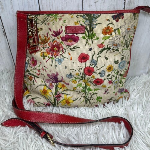 Borsa tracolla gucci flora - borsa,