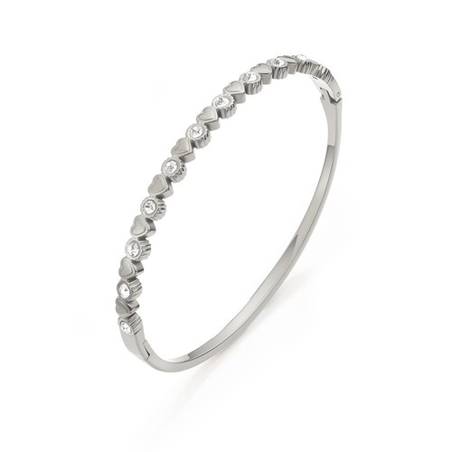 Bracciale cuore zirconi - bracciale,