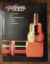 Depliant PHOENIX GOLD CABLE Car Audio Catalogo Brochure Leggere Descrizione 