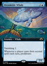 MTG DREAMTIDE WHALE 450 EXC - BALENA DELLA MAREA ONIRICA - MH3 X EN - MAGIC