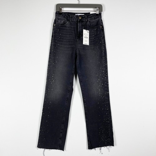 New zara cotton denim straight - zara,