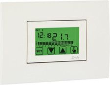 VE457800 IRIDE - Cronotermostato Digitale Da Incasso, Display Touch Screen, Prog