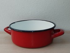 Pentola Smaltata Vintage rossa