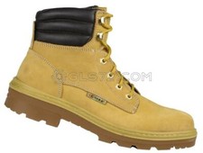 MENS LEATHER WORK SAFETY BOOTS