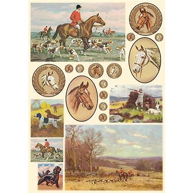 Carta decoupage cavalli - decoupage,