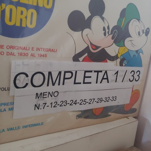 Topolino oro 33 - 1/33, completa