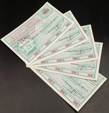 MINI ASSEGNO LIRE 100 - BANCA