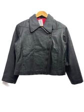 chiodo in vera pelle crop -