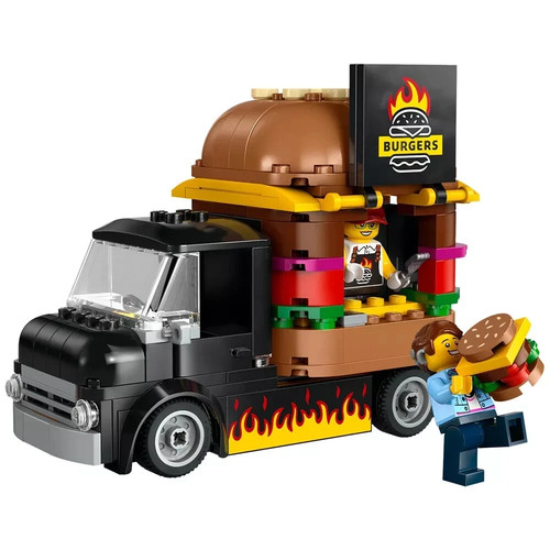 Lego city 60404 burger van - van, 5+