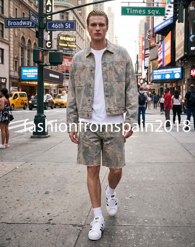 Zara giacca denim uomo nuova - giacca,