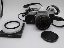 OLYMPUS OM1n + OBIETTIVO STANDARD ZUIKO 50mm F1.8. guarnizioni nuove batteria revisionata om 1n