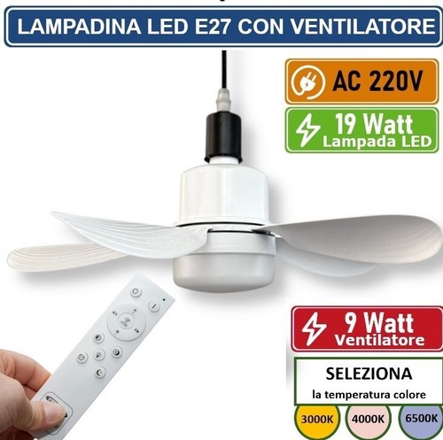 Lampada ventilatore plafoniera - lampada,