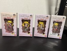 SAILOR MOON TWINKLE DOLLY FIGURE CHARMS PORTACHIAVI BANDAI 2015 2" ANIME SET DI 4