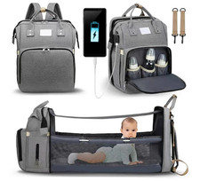 MAICAIS Borsa Culla Pannolini | Zaino Stazione Cambio Bambini | Verde | Borse Fasciatoio