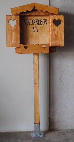 Insegna legno numero - insegna, in