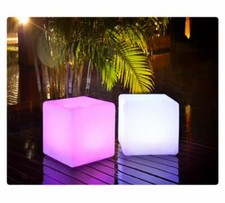 Cubo LED con USB incluso Cubo luminoso Dado luminoso Marchio PRECORN (y1Z)
