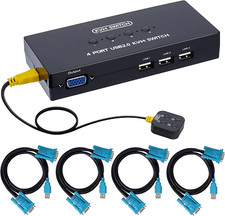VGA KVM Switch, USB e VGA