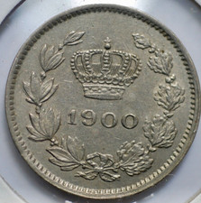 1900 Romania 5 Bani *AU.