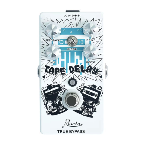 Rowin tape delay pedale - re-01,