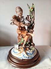 BELLISSIMA  SCULTURA  CAPODIMONTE  "  SARTORI "  IN  PORCELLANA