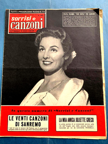 Rivista sorrisi canzoni - rivista,