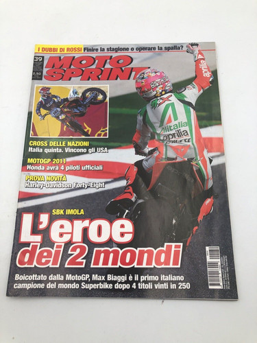 Moto sprint anno 2010 - 39,