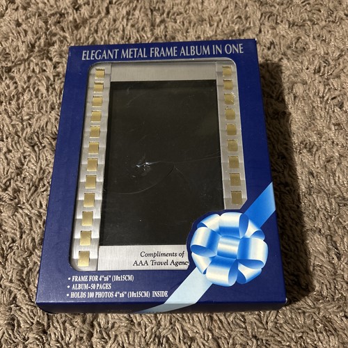 Metal frame photo album - metal,