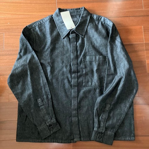 Zara men denim shirt long - denim, l