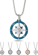 Collana Uomo Acciaio Ciondolo