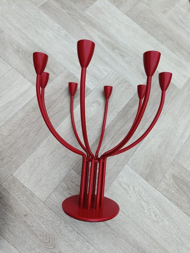 Candelabro ikea metallo rosso - ikea,