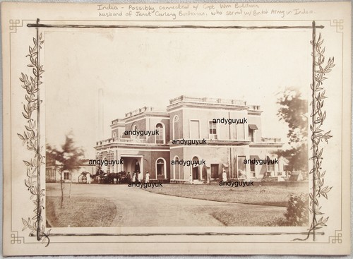 Antique albumen photo india - antique,