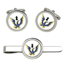 Escadrille 57 Mouette (Forze Aeree Francesi) Set Di Gemelli E Fermacravatte