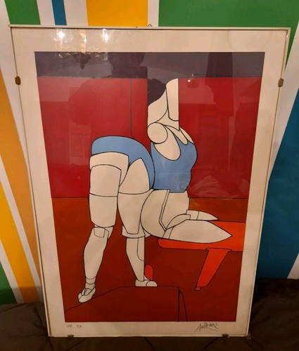 Litografia 50x70 adami anni - adami, 60