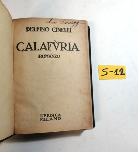 Libro romanzo calafuria - libro,