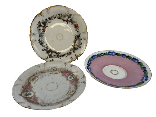 Piatti sotto tazza antica - piatti,