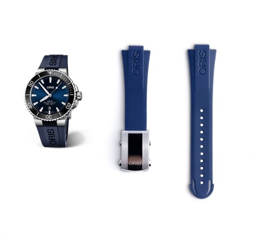 Genuine oris blue - oris, rubber
