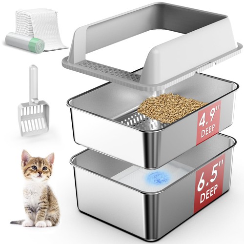 Lettiera acciaio inox - acciaio,