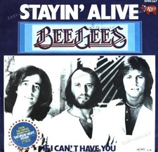 Bee Gees - Stayin' Alive / If I Can’t Have You 7" (VG) .