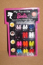 Barbie Shoes My Favorite Barbie Reproduction Vintage Shoes NRFB