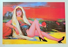 Ezio Farinelli serigrafia d'autore Firmata e certificata cm. 50 x 70